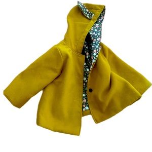 Size 3-4 cutest Pat Pat kids coat with bunny ears